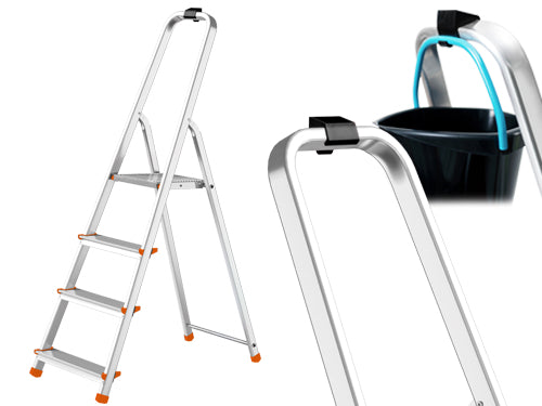 Scale alluminio domestiche Brixo Step Up Alu Domo Kg125. Prezzo per Pezzo.