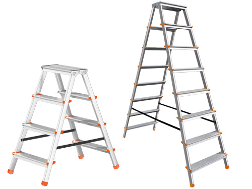 Scale alluminio Brixo doppia salita 150 Kg. TipTap EN131. Prezzo per Pezzo.