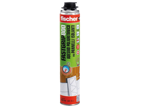 Schiuma Poliuretana adesiva Fischer FASTGRIP800. Prezzo per Pezzo.