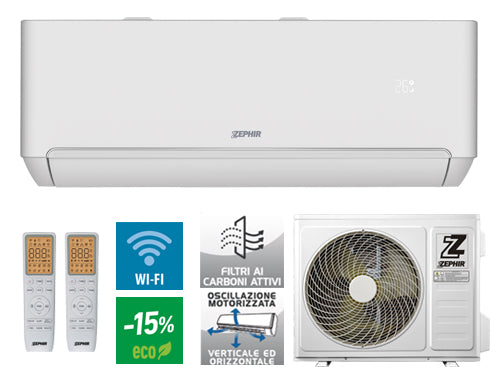Climatizzatori Condizionatori Zephir ZTQ 12000 Wifi. Prezzo per Pezzo.