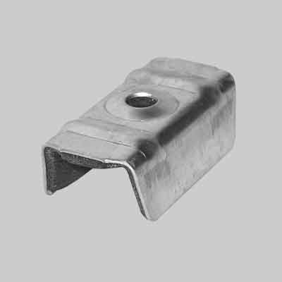 CAPPELLOTTO GRECA 15 mm 50x15x15h - bianco grigiastro. Prezzo per Pezzo.