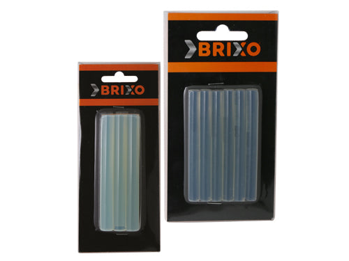 Colla stick Brixo per pistole termoincollanti in blister. Prezzo per blister.