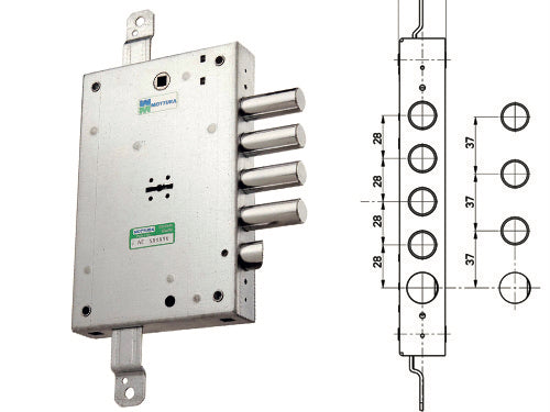 Serrature Mottura porte blindate 52571. Prezzo per Pezzo.