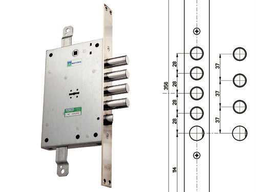 Serrature Mottura porte blindate 52771. Prezzo per Pezzo.