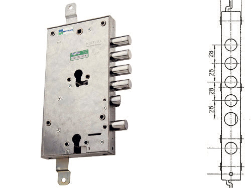 Serrature Mottura porte blindate 85595. Prezzo per Pezzo.