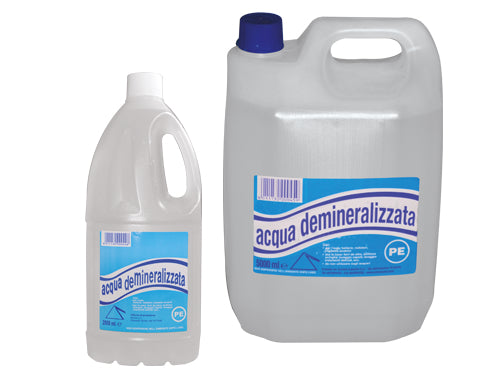 Acqua deionizzata demineralizzata. Prezzo per Pezzo.