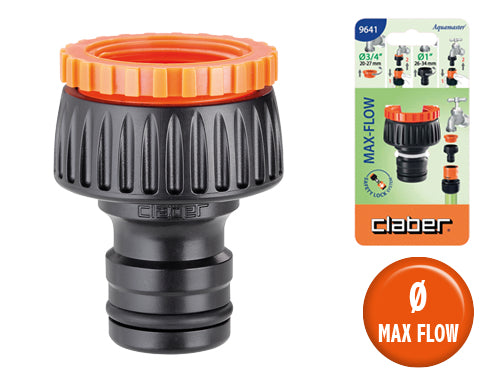 Prese rubinetto Claber Max-Flow 9641. Prezzo per Pezzo.