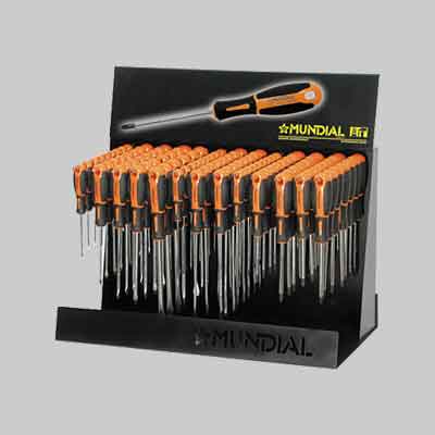 ESPOSITORE GIRAVITI MUNDIAL 102 pezzi. Prezzo per Confezione.