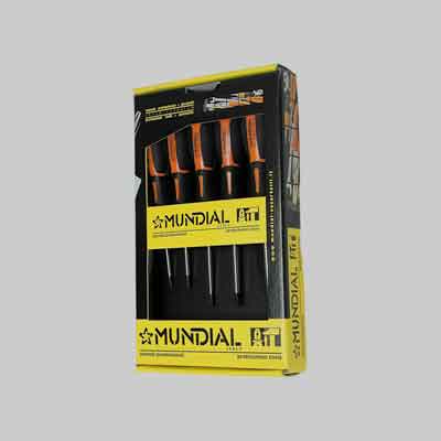 SERIE GIRAVITI TORX MUNDIAL 5 pezzi. Prezzo per Confezione.