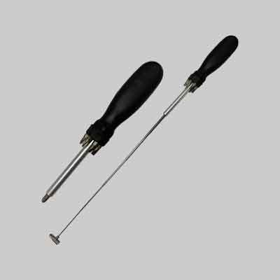 CACCIAVITE CON INSERTI TELESCOPICO 7 pezzi. Prezzo per Pezzo.