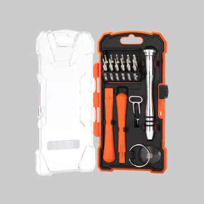 KIT RIPARAZIONE PER SMARTPHONE E PC 'PG17A' 17 pezzi. Prezzo per Pezzo.