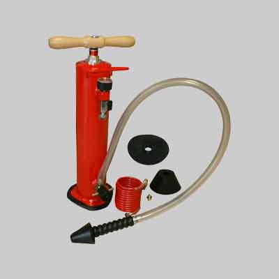 POMPA DISOSTRUENTE MANUALE Pressione max 8 bar. Prezzo per Pezzo.