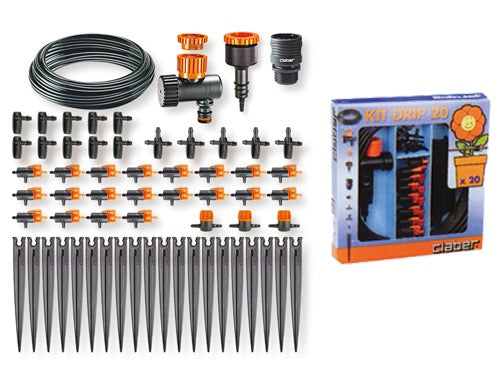 Kit Drip Claber 20 vasi 90764. Prezzo per Pezzo.