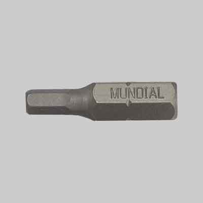 INSERTO PER VITI ESAGONO 1/4" MUNDIAL mm 4. Prezzo per Pezzo.