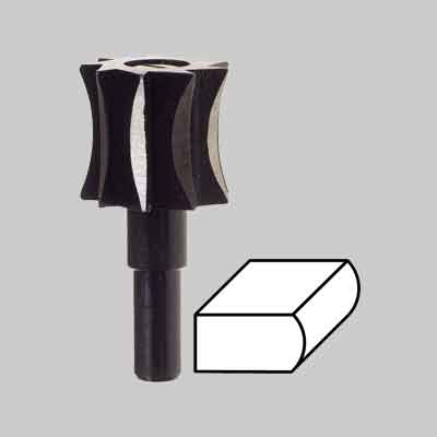 FRESA CILINDRICA PER PROFILO TONDO Ø mm 25x22. Prezzo per Pezzo.