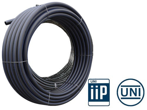 Tubi polietilene Irritec PN PE 100 HD alta densitÃ. Prezzo per rotolo.