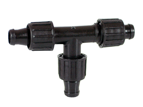 Raccordi a T per tubi 16 mm. Irritec 857. Prezzo per Pezzo.