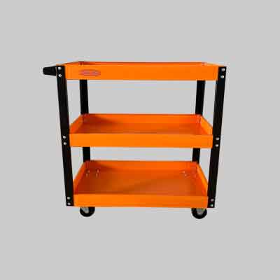 CARRELLO PORTA UTENSILI 3 RIPIANI cm 70x35x76h. Prezzo per Pezzo.