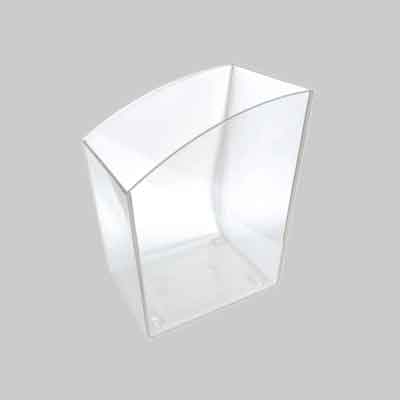 VASCHETTA PER CASSETTIERA 'CRYSTAL BOX' mm 77x105x140h. Prezzo per Pezzo.