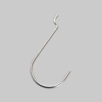 GANCIO PER PANNELLO FORATO TIPO 'N. 5' mm 40x75. Prezzo per Pezzo.