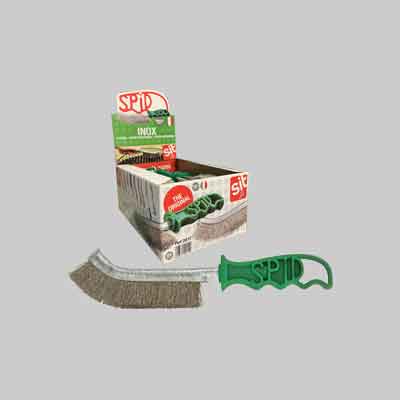 SPAZZOLA A MANO 'SPID' INOX 'SIT' Box 24 pezzi. Prezzo per Confezione.