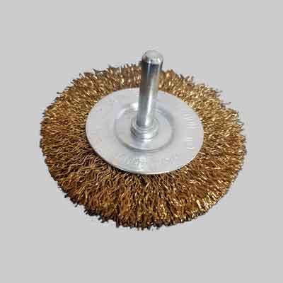 SPAZZOLA CIRCOLARE CON GAMBO Ø mm 50. Prezzo per Pezzo.