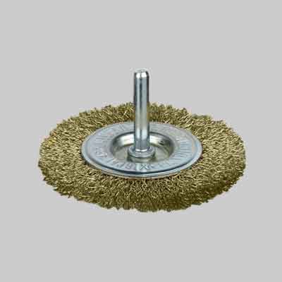 SPAZZOLA CIRCOLARE CON GAMBO 'SIT' Ø mm 100. Prezzo per Pezzo.