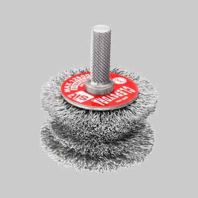 SPAZZOLA CIRCOLARE CON GAMBO 'CLEPSYDRA' 'SIT' Ø mm 60x30. Prezzo per Pezzo.