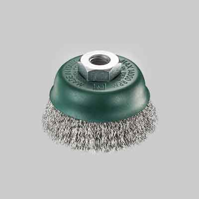 SPAZZOLA A TAZZA INOX SIT Ø mm 80. Prezzo per Pezzo.