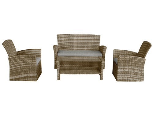 Set rattan Century divano tavolo e poltrone. Prezzo per Pezzo.