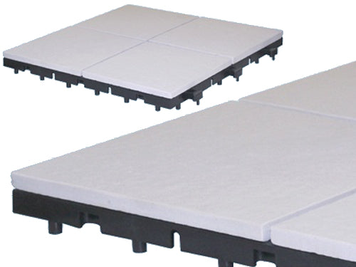 Pavimenti Click-Clack bianco. Prezzo per Pezzo.