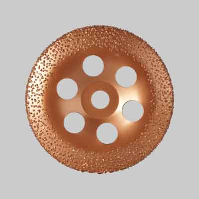 DISCO ABRASIVO 'CARBIDE' Ø mm 115x22 - grana media. Prezzo per Pezzo.