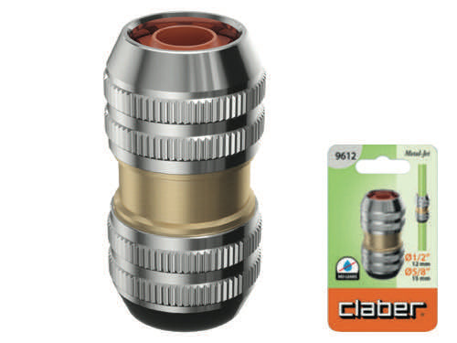 Raccordi riparatori Metal Jet Claber 9612. Prezzo per Pezzo.