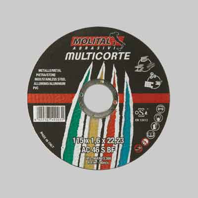 DISCO DA TAGLIO UNIVERSALE Ø mm 115x1,6. Prezzo per Pezzo.
