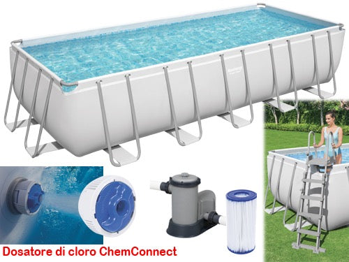 Piscine rettangolari Power Steel BestWay 5611Z. Prezzo per Pezzo.