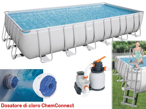 Piscine rettangolari Power Steel BestWay 56475. Prezzo per Pezzo.