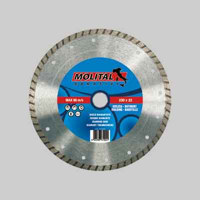 DISCO DIAMANTATO 'UNIVERSALE' 'MOLITAL' Ø mm 115. Prezzo per Pezzo.