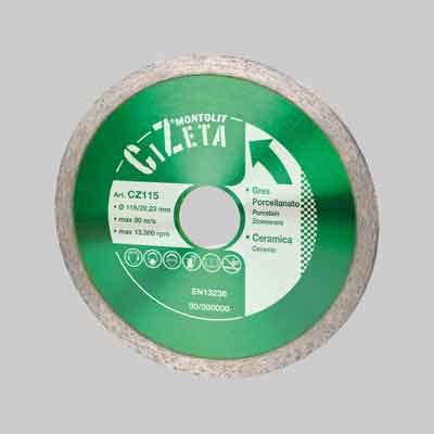 DISCO DIAMANTATO 'GRES PORCELLANATO/CERAMICA' 'MONTOLIT' Ø mm 115. Prezzo per Pezzo.