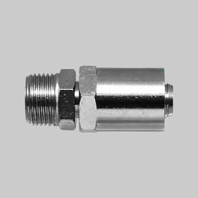 ATTACCO MASCHIO CON PORTAGOMMA Ø mm 6x14 - Fil. 1/4". Prezzo per Pezzo.