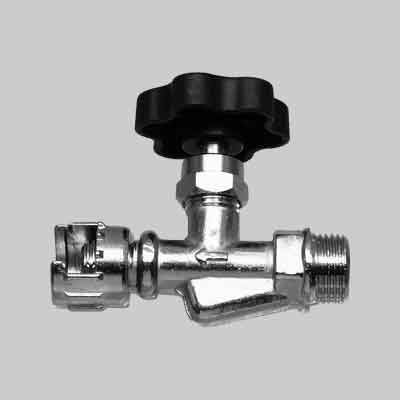 RUBINETTO DI LINEA 1/4". Prezzo per Pezzo.