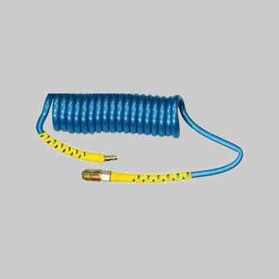 TUBO A SPIRALE RACCORDATO POLIURETANO Ø mm 5x8 - mt 12. Prezzo per Pezzo.