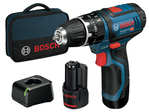 Trapani batteria Bosch GSB 12V-15 - 2 batterie. Prezzo per Pezzo.