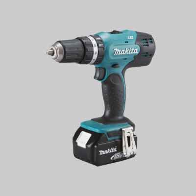 TRAPANO/AVVITATORE CON PERCUSSIONE A BATTERIA 'DHP453RFE' MAKITA 18V 3,0Ah. Prezzo per Pezzo.