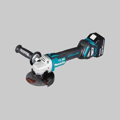 SMERIGLIATRICE ANGOLARE BRUSHLESS A BATTERIA 'DGA513RTJ' MAKITA 18V 5,0Ah. Prezzo per Pezzo.