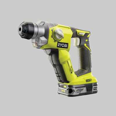 TASSELLATORE SDS-PLUS A BATTERIA 'R18SDS-125S' RYOBI 18V 2,5Ah. Prezzo per Pezzo.