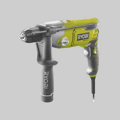 TRAPANO A PERCUSSIONE 'RPD1010-K' RYOBI 1010 Watt. Prezzo per Pezzo.