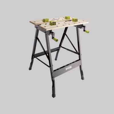 PIANO DA LAVORO PIEGHEVOLE 'RWB01' RYOBI mm 605x120x180 - Portata 100 Kg. Prezzo per Pezzo.