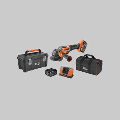 SMERIGLIATRICE ANGOLARE A BATTERIA BRUSHLESS 'BEWS 18-115BLPX2'  18V 5.0Ah. Prezzo per Pezzo.