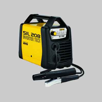 SALDATRICE AD ELETTRODO INVERTER 'SIL 208' Campo di regolazione: 10-80 Amp. Prezzo per Pezzo.