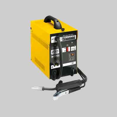 SALDATRICE D-MIG 230 Campo di regolazione 90-130 Amp. Prezzo per Pezzo.